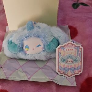 Lucky Emma Adorable Blue Plush Unicorn Bag Charm